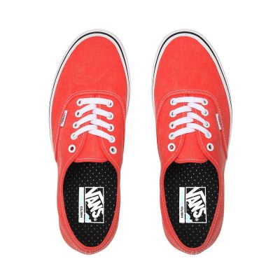 Vans Washed Canvas ComfyCush Authentic - Erkek Spor Ayakkabı (Kırmızı)